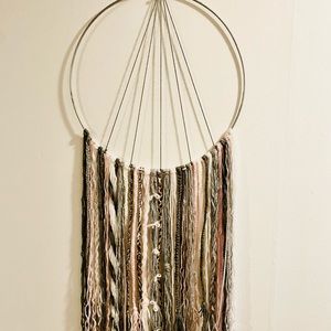 Boho Yarn Wall Hanging Decor